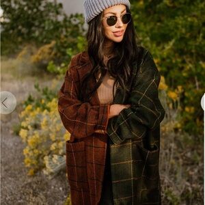 Dressed in Lala Scorpio OG Half + Half Oversized Coat